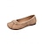 economico Ballerine da donna-ballerine da donna in finta pelle scamosciata con punta larga – comode scarpe da ballo slip-on con punta tonda per uscite casual e per l&#039;uso quotidiano