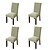 cheap Dining Chair Cover-1/4/6Pcs Dining Chair Cover Slipcovers Simple Geometric Lines Jacquard Slipcovers
