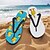 billige Ferietøfler-flip flops med andetrykk for menn – morsom og uformell stil for strandturer, utendørs sommerfester og slapper av ved bassenget