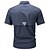 abordables Chemises de travail pour hommes-Homme Chemise Chemise d'été Chemise Décontractée Chemise Boutonnée Chemise Cargo Noir Bleu Vert Kaki Vert Véronèse Manche Courte Uni Col de chemise Vacances Hawaïen Avec Poches Vêtement Tenue 100