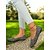 voordelige Platte damesschoenen-dames flats met puntige neus van linnen | casual schoenen voor kantoor, winkelen en dagelijkse outfits