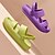 cheap Home Slippers-Women&#039;s Slides Sandals Mens Summer Platform House Non-slip Bedroom Open Toe Indoor and Outdoor Cloud Pillow Slippers