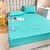 baratos Lençóis e fronhas-Capa Protetora para Cama Queen King Impermeável Protetor de Colchão Almofada de Colchão Quilted Protetor de Cama Com Faixa Elástica Adequada para Todas as Estaçōes Design Em relevo Cobertura 360°