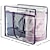 ieftine Depozitare Haine-Pachet de 3 saci de depozitare din vinil transparent, cu fermoar