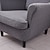 economico Rivestimento sedia wingback-Copripoltrona con schienale alto, in tessuto jacquard elasticizzato, per poltrone con schienale alto, copripoltrona con schienale alto, protezione antiscivolo per mobili, per l&#039;arredamento della casa,