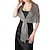 billige Sjal-Kvinne Wrap Elegant Solbeskyttelse Uten Ermer Polyester Bryllup Wraps Med Ren Farge Bryllup Sommer
