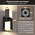 voordelige buiten wandlampen-Led buiten-/binnenwandlamp met 2 koppen, Tuya Amat app, verstelbare stralingshoek, led verandalamp, buitenlamp 110-240V