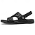 preiswerte Urlaubsandalen-Herren Sandalen Spaziergang Lässig Mikrofaser Bequem Rutschfest Atmungsaktiv Loafer Schwarz Braun Sommer Frühling Herbst