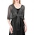 billige Sjal-Kvinne Wrap Elegant Solbeskyttelse Uten Ermer Polyester Bryllup Wraps Med Ren Farge Bryllup Sommer