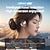 abordables Casques téléphoniques et professionnels-Casque audio sans fil Bluetooth 5.3 à conduction osseuse, avec affichage numérique, boîtier de charge, étanche, son stéréo immersif, casque de sport avec micro pour la course à pied, la marche et l&#039;entraînement