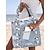 abordables Cabas et fourre-tout-Sac fourre-tout de plage en maille fleurie pour femme – grand sac à bandoulière d'été imperméable avec poches, léger et respirant pour les vacances, la piscine et les voyages. Couleur : vert vin, bleu foncé.
