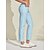 economico Abbigliamento da golf femminile-Per donna Pantaloni da golf Rosa baby Blu denim Nero Pantaloni Abbigliamento da golf da donna Abbigliamento Abiti Abbigliamento