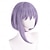 お買い得  アニメウィッグ-人工毛ウィッグ Yutenji Ruomai ストレート ナチュラルストレート アシメントリー・ヘアカット ニートバング 機械製 かつら 14 インチ A1 合成 女性用 ファッショナブル クラシック 快適 パープル