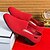 cheap Men&#039;s Slip-ons &amp; Loafers-Men&#039;s Bright Orange Breathable Mesh Loafers – Casual Prom Party Slip-On Shoes for Summer Events