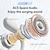 abordables Casques téléphoniques et professionnels-Casque audio sans fil Bluetooth 5.3 à conduction osseuse, avec affichage numérique, boîtier de charge, étanche, son stéréo immersif, casque de sport avec micro pour la course à pied, la marche et l&#039;entraînement