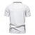abordables Polo élite pour-Homme Bloc de Couleur Polo Pull polo en tricot Manche Courte Col Rabattu Formel Travail Sport &amp; Loisir Rayure-garniture Bandes Pur Printemps Toutes saisons Blanche Rouge Foncé Marine foncé