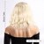 voordelige Synthetische trendy pruiken-Synthetische pruiken Springerige krullen Krullend weefsel Middelste stuk Asymmetrisch kapsel Machinegemaakt Pruik 35.6 cm A1 Synthetisch haar Dames Elastisch Comfortabel Kleurgradatie Blond
