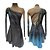 cheap Figure Skating Dresses-Figure Skating Dress Women's Girls' Ice Skating Dress Dark Grey Thumbhole Halo Dyeing High Elasticity Professional Competition Skating Wear Thermal Warm Crystal / Rhinestone Long Sleeve Ice Skating