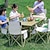 abordables Mobilier de camping-Table de camping pliante, table de plage portable, avec sac portable, adaptée à l&#039;intérieur, à l&#039;extérieur, au camping, à l&#039;arrière-cour, à la fête, au patio, à la table de camping à la plage