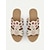 preiswerte Keilsandalen-Damen-Keilsandalen im Boho-Stil mit goldenen Strasssteinen – glitzernde Slip-On-Plateau-Absätze für Strandurlaube, Sommerpartys und Urlaubskleidung
