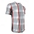 baratos Camisetas masculinas casuais-Homens Camiseta Camisa Henley Camisetas Camisa de manga curta Manga Curta Crewneck Verão Xadrez Moda Designer Básico Conferir Padrão Férias Rua Para Noite Céu azul + prata Amarelo Vermelho Top Tee
