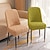 abordables Couverture de chaise de salle à manger-Housse de chaise en seersucker, tissu froissé, housse de chaise de salle à manger, housse de chaise à dossier incurvé, protection de siège extensible, housse de siège plus épaisse pour salle à manger, hôtel, banquet
