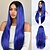 voordelige Feestpruiken-Synthetische pruiken Kinky Recht Natuurlijk recht Gelaagd kapsel Diepe scheiding Machinegemaakt Pruik 71.1 cm A1 Synthetisch haar Dames Klassiek Comfortabel Haar met highlights / balayage Paars