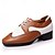 preiswerte Tanzschuhe für Herren-Herren Brogue Brogue Disco-Tanz PU Leder Atmungsaktiv Bequem Rutschfest Schnürung Schwarz / weiss Schwarz Braun Herbst Winter