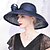 abordables Sombreros de Fiesta-Sombreros de lino, sombrero bombín o cloche, sombrero para el sol, sombrero sinamay, boda, fiesta de té, elegante boda con lazo, tocado lateral de encaje.