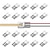 cheap LED Accessories-COB LED Strip Connectors 10 PCS 20 PCS 5mm 8mm 10mm 2-pin LED Strip Connectors LED Tape Connectors Transparent Solderless no Dark Areas Suitable for LED Light Connectors DIY COB/SMD