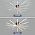 abordables Plafonniers encastrés et semi-encastrés-Plafonnier LED moderne 24 pouces 33,4 pouces 41,6 pouces Plafonnier encastré à intensité variable avec télécommande Plafonnier doré adapté aux chambres à coucher, salons, cuisines, luminaires