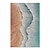 abordables Peintures paysages-Peinture à l&#039;huile faite à la main sur toile, décoration murale, noir et blanc, texture vague abstraite simple pour la décoration intérieure, cadre tendu, peinture suspendue/peinture roulée sans