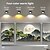 abordables Lumières de rondelle-Lot de 2 appliques murales magnétiques rechargeables avec quatre températures de couleur réglables, télécommande pour lampe de lecture rotative, lampe de chevet, lampe murale