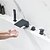 voordelige Badkranen-Badkraan - Modern eigentijds Geschilderde afwerkingen Romeins bad Messing ventiel Bath Shower Mixer Taps