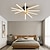 abordables Plafonniers encastrés et semi-encastrés-Plafonnier LED moderne 24 pouces 33,4 pouces 41,6 pouces Plafonnier encastré à intensité variable avec télécommande Plafonnier doré adapté aux chambres à coucher, salons, cuisines, luminaires