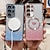 halpa Samsung-kotelot-puhelin Etui Käyttötarkoitus Samsung Galaxy S25 S24 S24 FE S23 S22 S21 Ultra Plus Takakuori Tuella Magneetti Tukee langatonta latausta Retro TPU Pinnoitus