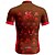 abordables Maillots pour hommes-Homme Maillot de cyclisme Graphique Manche Courte Cyclisme T-shirt Maillot avec 3 poches arrière VTT Vélo tout terrain Séchage Rapide Design Anatomique Évacuation de l'Humidité Respirant Des sports