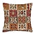 billige geometrisk stil-Etnisk Vintage Dekorative Kasteputer Deksel 1PC Sørvest Myk Firkantet Sofa Putevar Putevar til Soverom Stue Sofa Stol