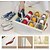 abordables Rangements pour vêtements-Boîte de rangement à chaussures pour placard - 12 compartiments, conteneurs à chaussures peu encombrants, avec couvercles transparents, empilables, peut s'adapter à un pouf, étagère à chaussures