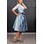 preiswerte Dirndl-Oktoberfest Kleid Dirndl Trachtenkleider Oktoberfest / Bier Bayerisch Wiesn Wiesn Damen Stoff im traditionellen Stil Kleid Schürze