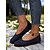 abordables Sandalias planas de mujer-Zapatos planos marrones descalzos con punta ancha para mujer: cómodos zapatos sin cordones con caída cero para caminar y viajar de forma informal.