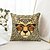 tanie zwierzęcy styl-Poszewka na poduszkę dekoracyjną w wzór zwierzęcy leopard 1PC Miękka kwadratowa poduszka na sofę case poszewka do sypialni i salonu