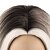 baratos Perucas Sintéticas sem Touca-Perucas sintéticas Kinky Liso Reta natural Parte do meio Partida Profunda Fabrico à Máquina Peruca 12 polegadas A1 Cabelo Sintético Mulheres Repartida ao Meio Clássico Confortável Côr Misturada