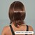 baratos Perucas Sintéticas sem Touca-Perucas sintéticas Trama Curly Reta natural Parte do meio Corte Assimétrico Fabrico à Máquina Peruca 12 polegadas A1 Cabelo Sintético Mulheres Design de moda Clássico Confortável Loiro