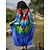 tanie Sukienki-Halloween Sukienka Kaftan Duma Tęczowy Codzienny Dla dorosłych Damskie Halloween Karnawał Parada równości Miesiąc Dumy Łatwe kostiumy na Halloween Wystroić