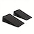 cheap Home Supplies-1 Pair Squat Wedge Blocks, Black EVA Slant Yoga Blocks for Balance and Flexibility, Calf Stretcher for Squats, Pilates, Push-Ups and Strength Training