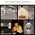 cheap Puck Lights-2 Pcs RGB Colorful Dimmable Spotlight Wall Light Mural Light Remote Control USB Rechargeable Battery Adjustable Dimmable Color Atmosphere Light