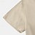 voordelige Vakantie-Voor heren Overhemd Normaal shirt Overhemd met knopen Effen Vakantie Straat Zwart Wit Khaki Grijs Korte mouw Revers Zomer Kleding Button-omlaag