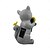 abordables Éclairages pour allées-1 lampe solaire d&#039;extérieur pour paysage, chat câlinant un tournesol, décoration lumineuse pour cour, jardin, pelouse, chemin, queue lumineuse décorative, papillon brillant