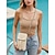 economico Borse a Tracolla-Borsa a tracolla da donna in paglia intrecciata con nappa – mini borsa da spiaggia estiva in stile boho per viaggi, attività all&#039;aperto e abbigliamento casual